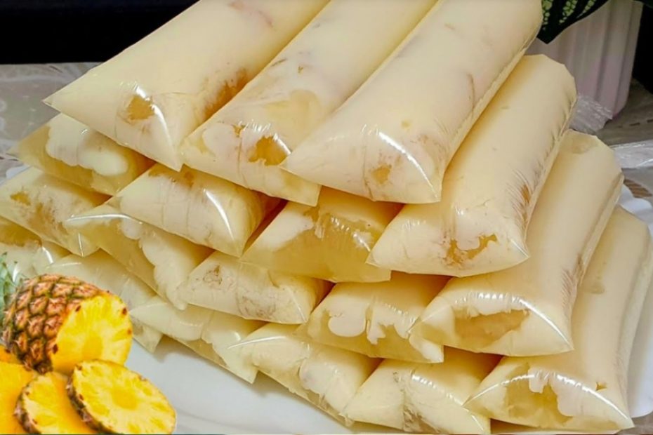 Geladinho gourmet delícia de abacaxi: Vende muito esse sabor!